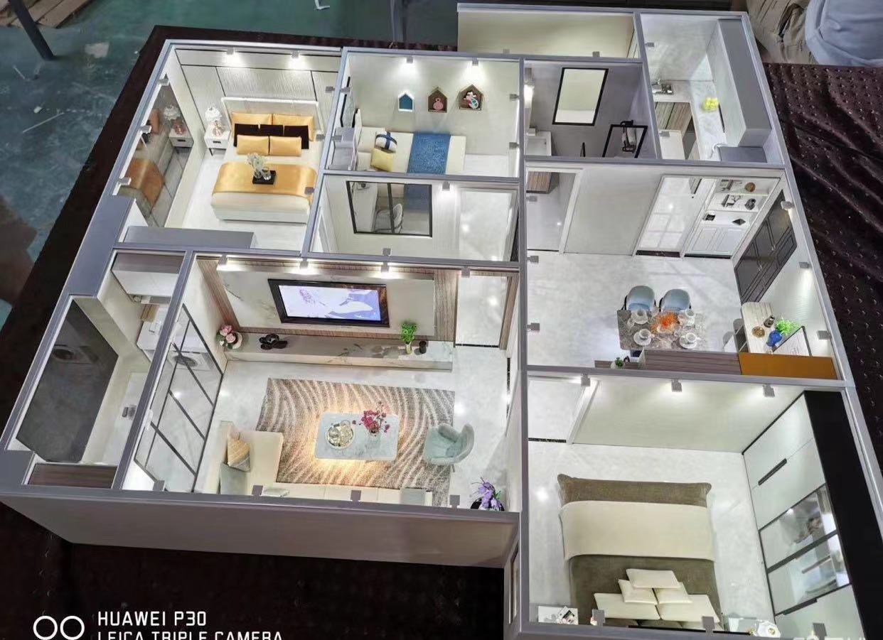 户型模型制作，户型沙盘模型