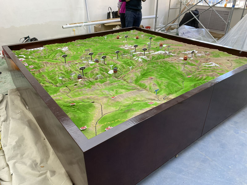地形沙盘模型制作，地貌模型