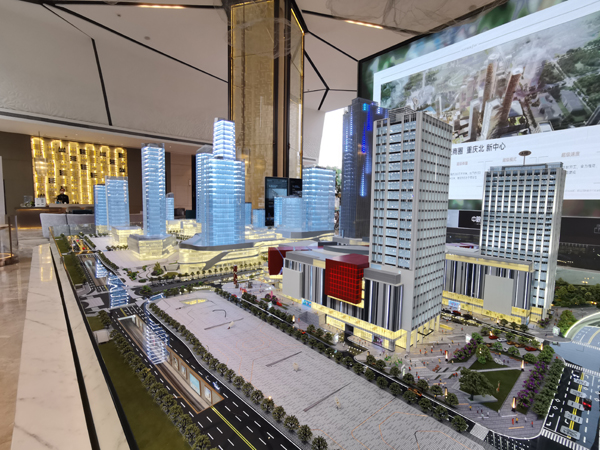 成都房地产业沙盘模型，精美模型