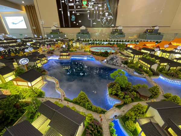 成都古建筑模型，仿古沙盘模型制作